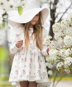 Lola & The Boys Pink Unicorn Dream Dress New Arrivals