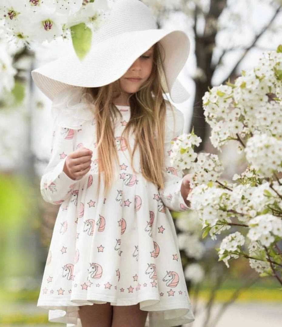 Hot Sale 🛒 Lola & The Boys Pink Unicorn Dream 👗 Dress New Arrivals ⭐ 3 Lola & The Boys Pink Unicorn Dream Dress New Arrivals