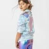 Cheapest ๐ Lola + The Boys Iridescent Angel Sequin Flip Bomber ๐ง Girls ๐ฅ 1 Lola + The Boys Iridescent Angel Sequin Flip Bomber Girls
