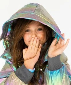 Cheapest ⭐ Lola + The Boys 👧 Girls Metallic Ombré Puffer 😉 18 Lola + The Boys Girls Metallic Ombré Puffer