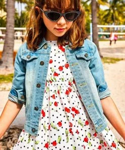 Cheap ๐ฅฐ Lola & The Boys Neon Angel Wings Denim Jacket ๐ 11 Lola & The Boys Neon Angel Wings Denim Jacket