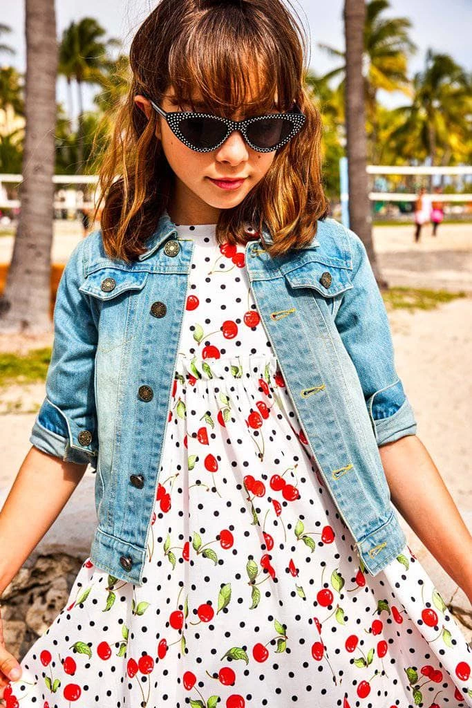 Cheap ๐ฅฐ Lola & The Boys Neon Angel Wings Denim Jacket ๐ 7 Lola & The Boys Neon Angel Wings Denim Jacket