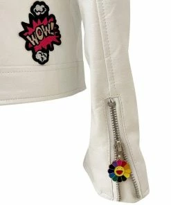 Lola + The Boys Patched Rainbow Daisy Vegan Leather