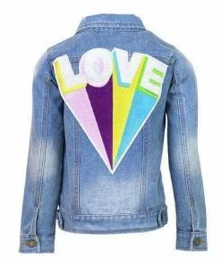 Lola + The Boys Rainbow LOVE Denim