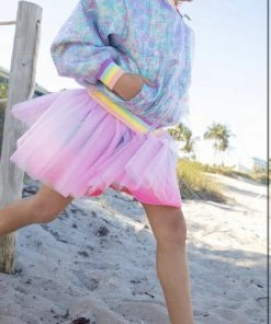 Lola + The Boys Retro Sequin Bomber