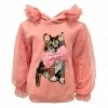 Wholesale ๐ Lola + The Boys ๐ง Girls Kitty Bow Tulle Sweatshirt ๐ 2 Lola + The Boys Girls Kitty Bow Tulle Sweatshirt