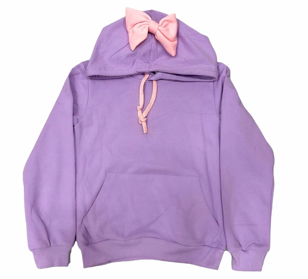 Coupon 🔥 Lola + The Boys New Arrivals Lavender Bow Hoodie 👍 3 Lola + The Boys New Arrivals Lavender Bow Hoodie