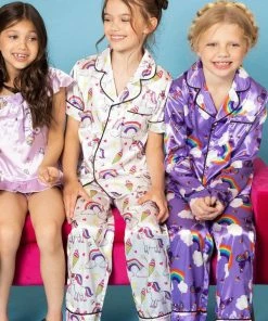 Lola + The Boys New Arrivals Magical Unicorn Ice Cream Silk Set
