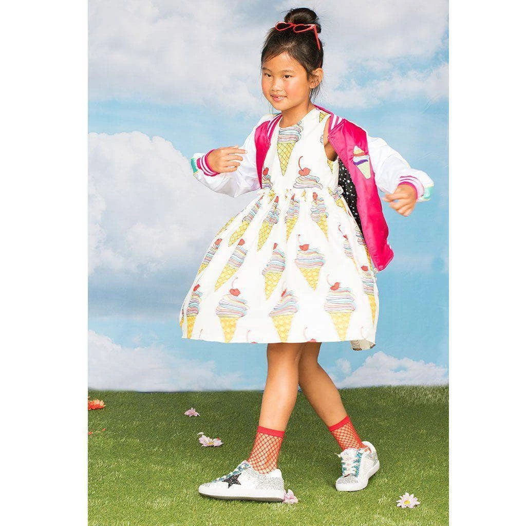 Discount 🎁 Lola & The Boys Ice Cream Dream 👗 Dress 😍 6 Lola & The Boys Ice Cream Dream Dress