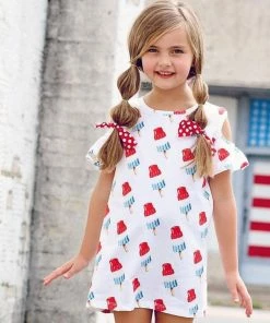 Lola + The Boys Rocket Pop Cold Shoulder Tunic Dress New Arrivals