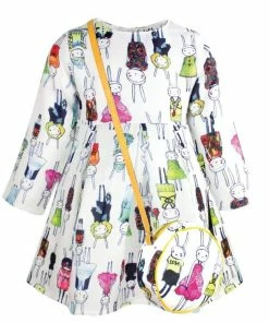 Lola + The Boys Girls Fashionista Bunny Dress