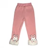 Lola + The Boys Girls Cozy Bunny Pink Joggers