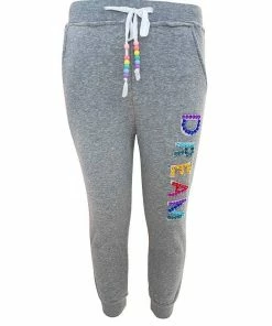 Lola & The Boys Girls Dreamer Crystal Joggers