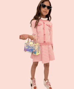 Lola + The Boys New Arrivals Gingham Gem Sweater Set