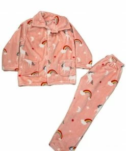Lola + The Boys Pink Unicorn Rainbow Lounge Set New Arrivals