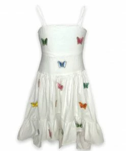 Lola + The Boys Rainbow Butterfly High Low Dress New Arrivals