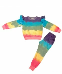 Lola + The Boys Rainbow Dip Dye Waffle Set