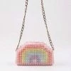 Cheap ๐งจ Lola + The Boys Rainbow Pearl Clutch New Arrivals ๐ 2 Lola + The Boys Rainbow Pearl Clutch New Arrivals