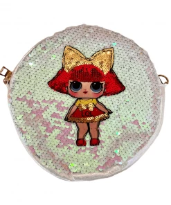 Lola + The Boys New Arrivals Red Head Sequin Doll Cross Body