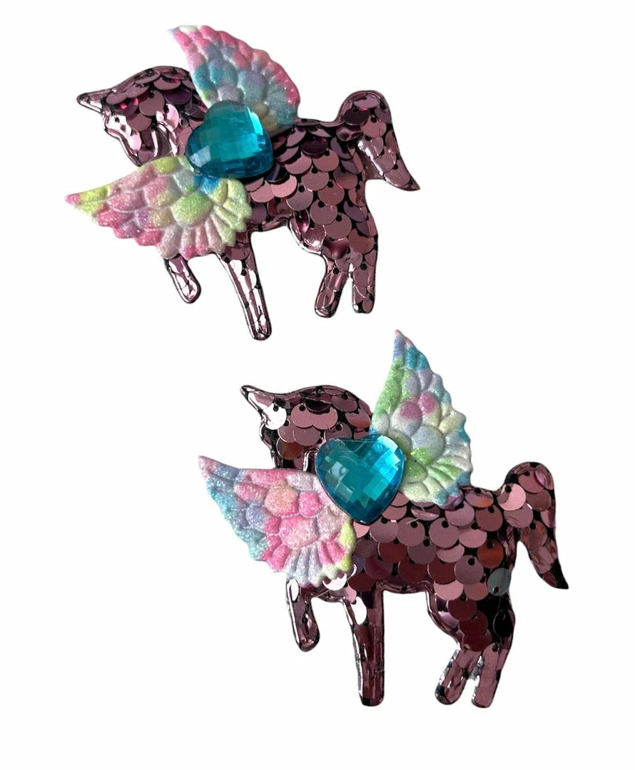 Best reviews of 🎁 Lola + The Boys Sequin Unicorn Hair-clip (pack Of 2) 🤩 4 Lola + The Boys Sequin Unicorn Hair-clip (pack Of 2)