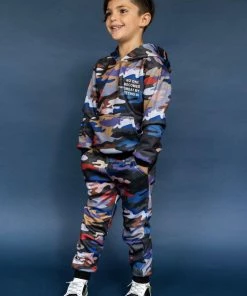 Lola + The Boys Camo "Fitting In" Hoodie + Joggers