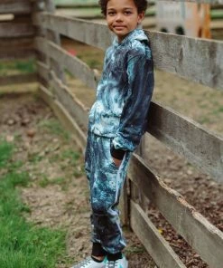 Lola + The Boys Deep Ocean Joggers Set