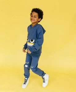 Lola + The Boys New Arrivals Friendly Monster Jogger Set