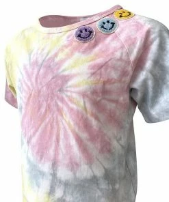 Lola + The Boys Happy Face Tie Dye Short Set New Arrivals
