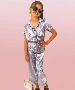 Flash Sale 🔔 Lola + The Boys Lavender Unicorn Magic Silk Set 👧 Girls ✔️ 5 Lola + The Boys Lavender Unicorn Magic Silk Set Girls