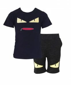 Lola + The Boys Monster Under The Bed Short Set