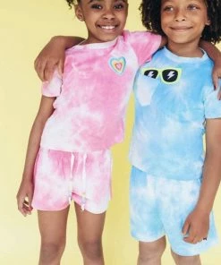 Lola + The Boys Sky Dye Short Set