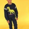 Lola & The Boys T-Rex Varsity Set