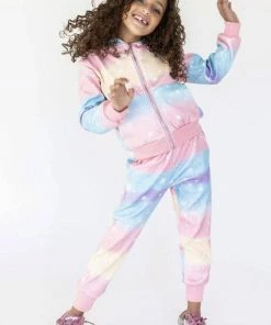 Lola + The Boys Unicorn Sky Jogger Set Girls