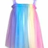 Discount ❤️ Lola + The Boys Sherbet Rainbow Tulle 👗 Dress New Arrivals ⭐ 1 Lola + The Boys Sherbet Rainbow Tulle Dress New Arrivals