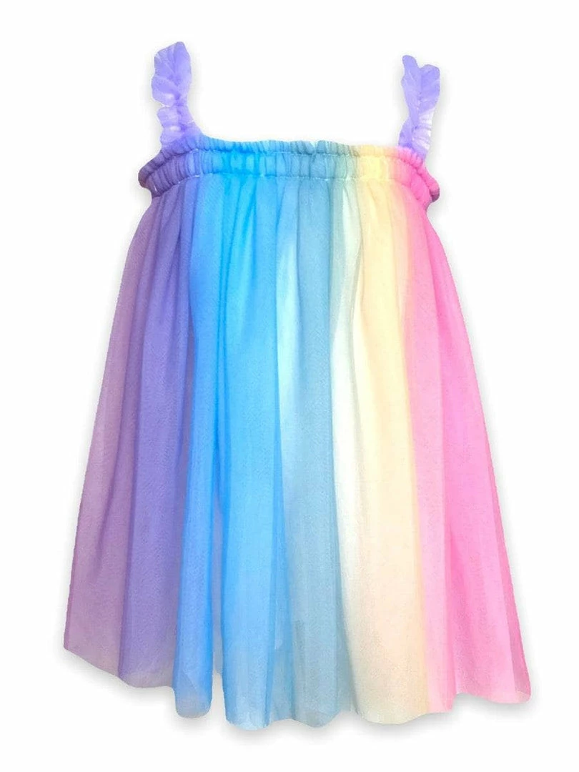 Discount ❤️ Lola + The Boys Sherbet Rainbow Tulle 👗 Dress New Arrivals ⭐ 3 Lola + The Boys Sherbet Rainbow Tulle Dress New Arrivals