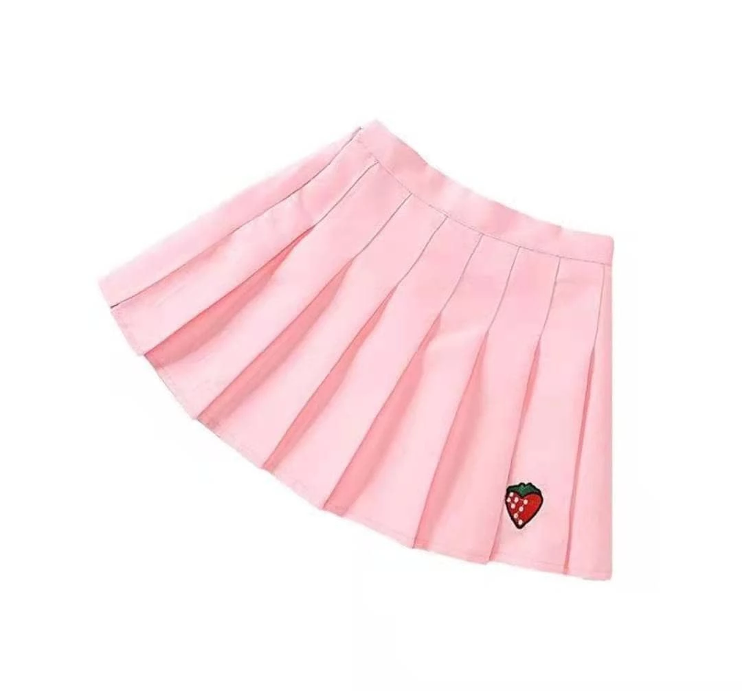 Best deal 🛒 Lola + The Boys New Arrivals Strawberry Tennis 👗 Skirt 🥰 5 Lola + The Boys New Arrivals Strawberry Tennis Skirt