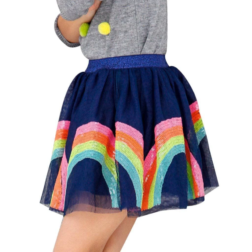 Cheap ๐ Lola & The Boys ๐ง Girls Rainbow Sequin Tutu โค๏ธ 6 Lola & The Boys Girls Rainbow Sequin Tutu