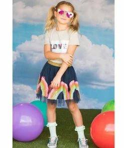 Cheap ๐ Lola & The Boys ๐ง Girls Rainbow Sequin Tutu โค๏ธ 11 Lola & The Boys Girls Rainbow Sequin Tutu