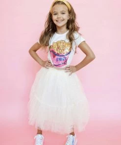 Lola And The Boys Spin And Dream Sparkle Midi Skirt Girls
