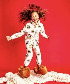 Lola & The Boys New Arrivals Teddy Plush Bear Lounge Set