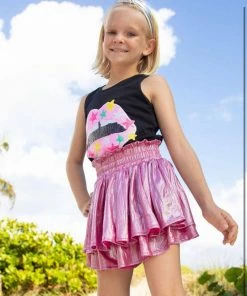 Lola + The Boys Girls Star Lips Tank