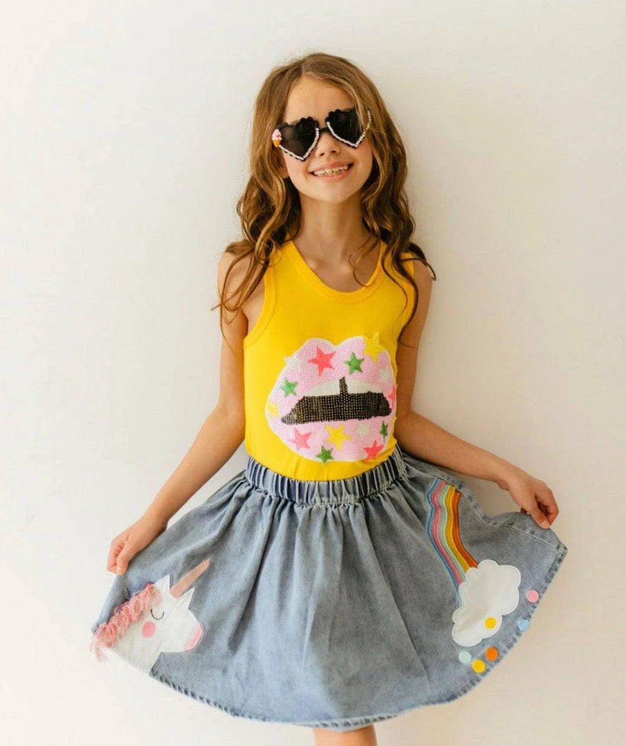 New ๐ Lola + The Boys Star Struck Tank Top New Arrivals โญ 3 Lola + The Boys Star Struck Tank Top New Arrivals