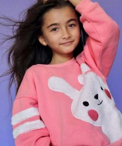 Lola & The Boys Blushing Bunny Sweatshirt