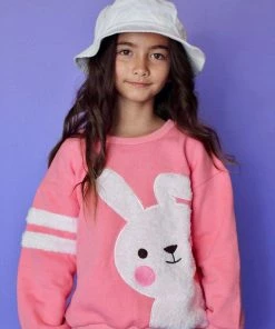 Lola & The Boys Blushing Bunny Sweatshirt