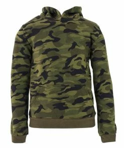 Lola + The Boys Boys Camo Tiger Hoodie