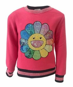 Lola + The Boys Flower Power Sweatshirt New Arrivals
