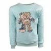 Lola + The Boys Sky Blue Teddy Sweatshirt