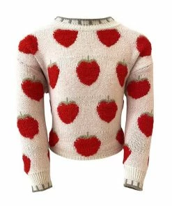 Lola + The Boys New Arrivals Strawberry Fields Sweater