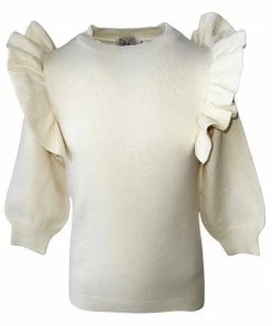 Lola + The Boys New Arrivals The Super Ruffle Sweater