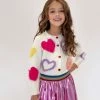 Best reviews of β Lola + The Boys White Fuzzy Hearts Cardigan π§ Girls π 2 Lola + The Boys White Fuzzy Hearts Cardigan Girls